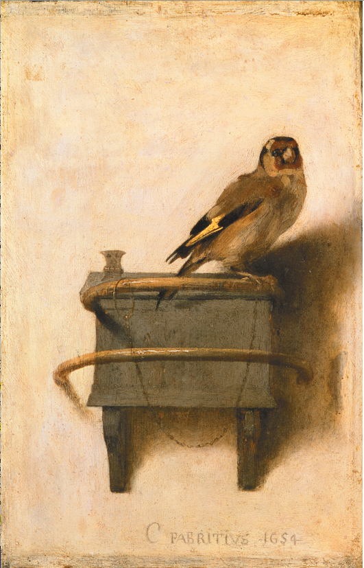 Carel Fabritius- The Goldfinch, 1654.